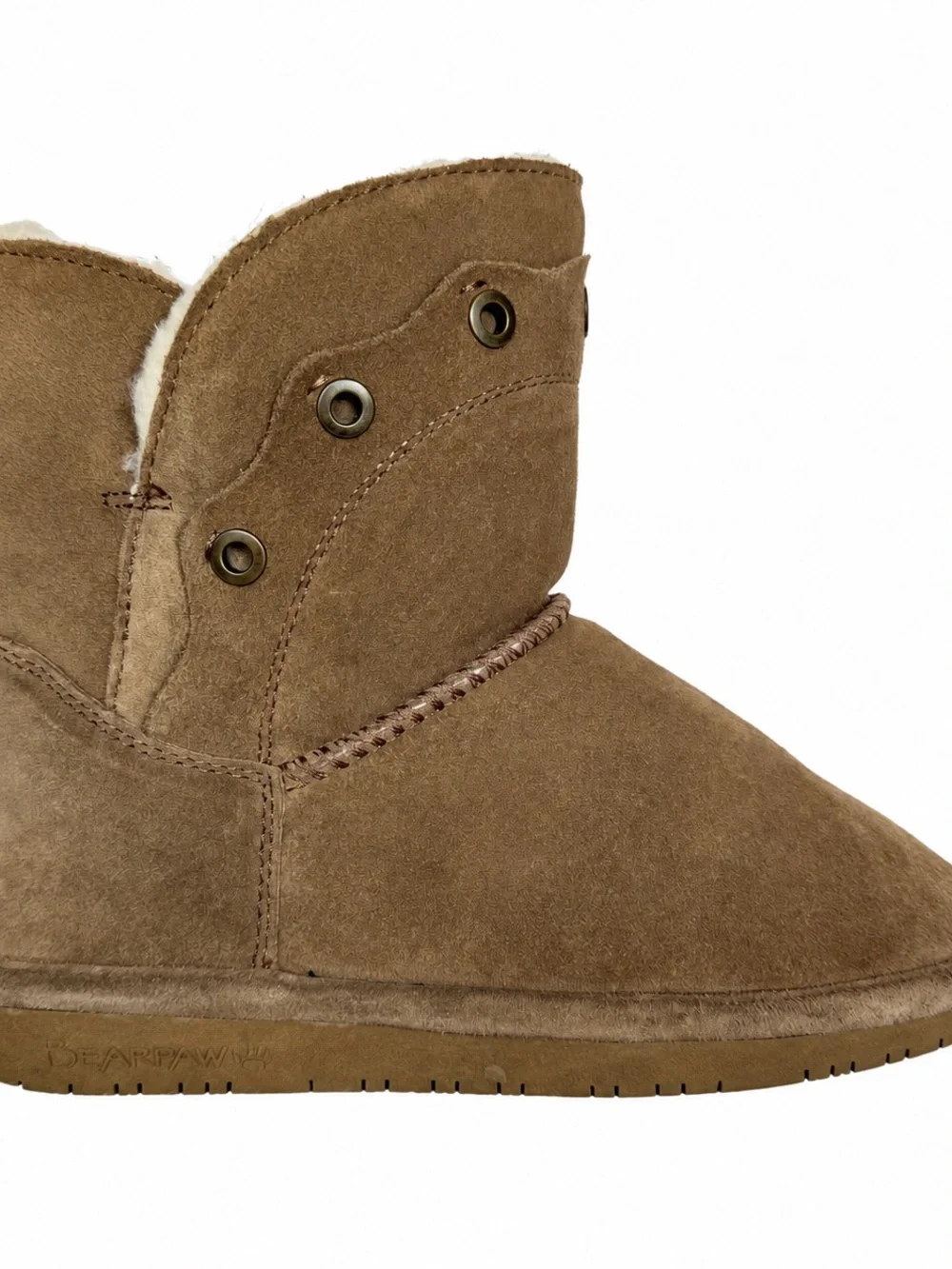 B BEARPAW Gypsy Girls Youth Size 5 Brown Suede Ankle Boots
